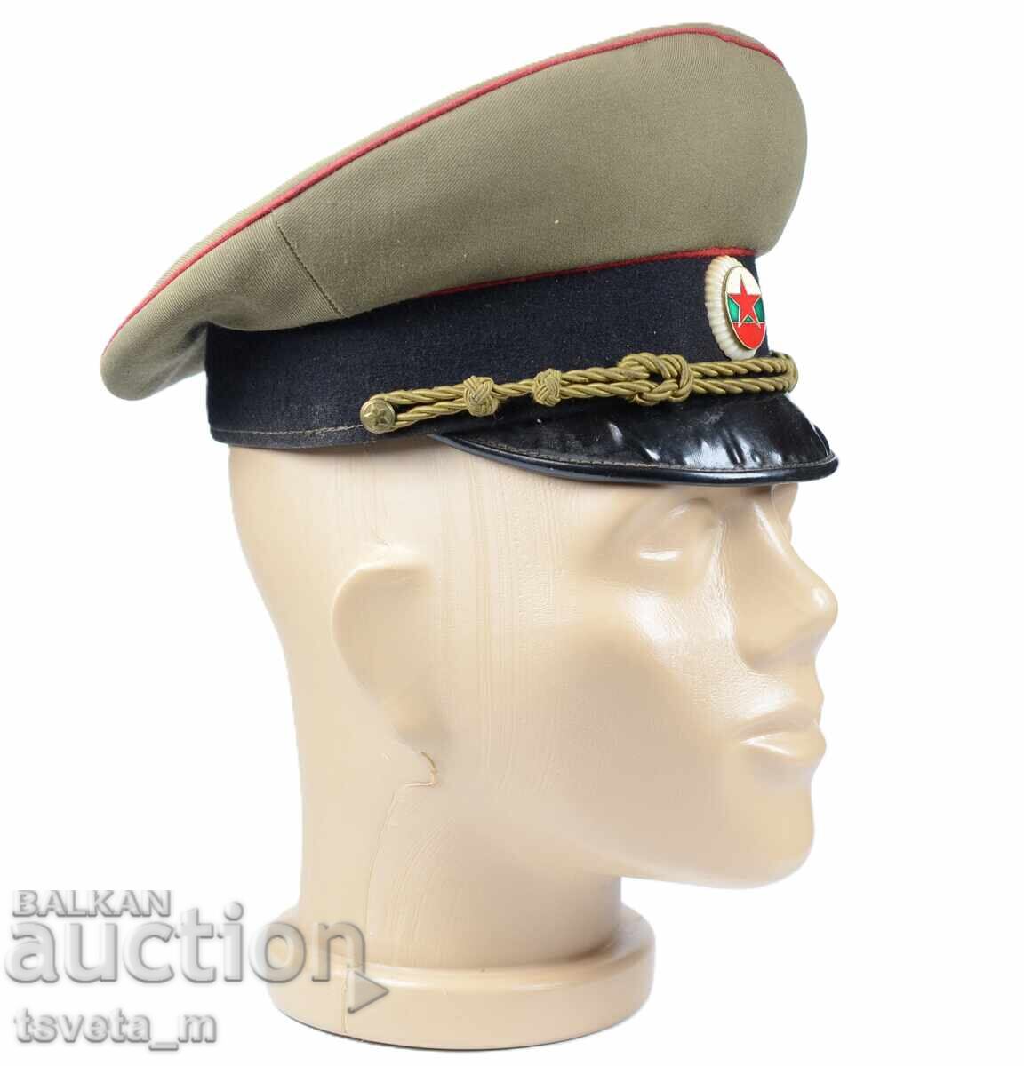 Аукцион Военна шапка, фуражка БНА соц Аукцион Военна шапка, фуражка БНА соц