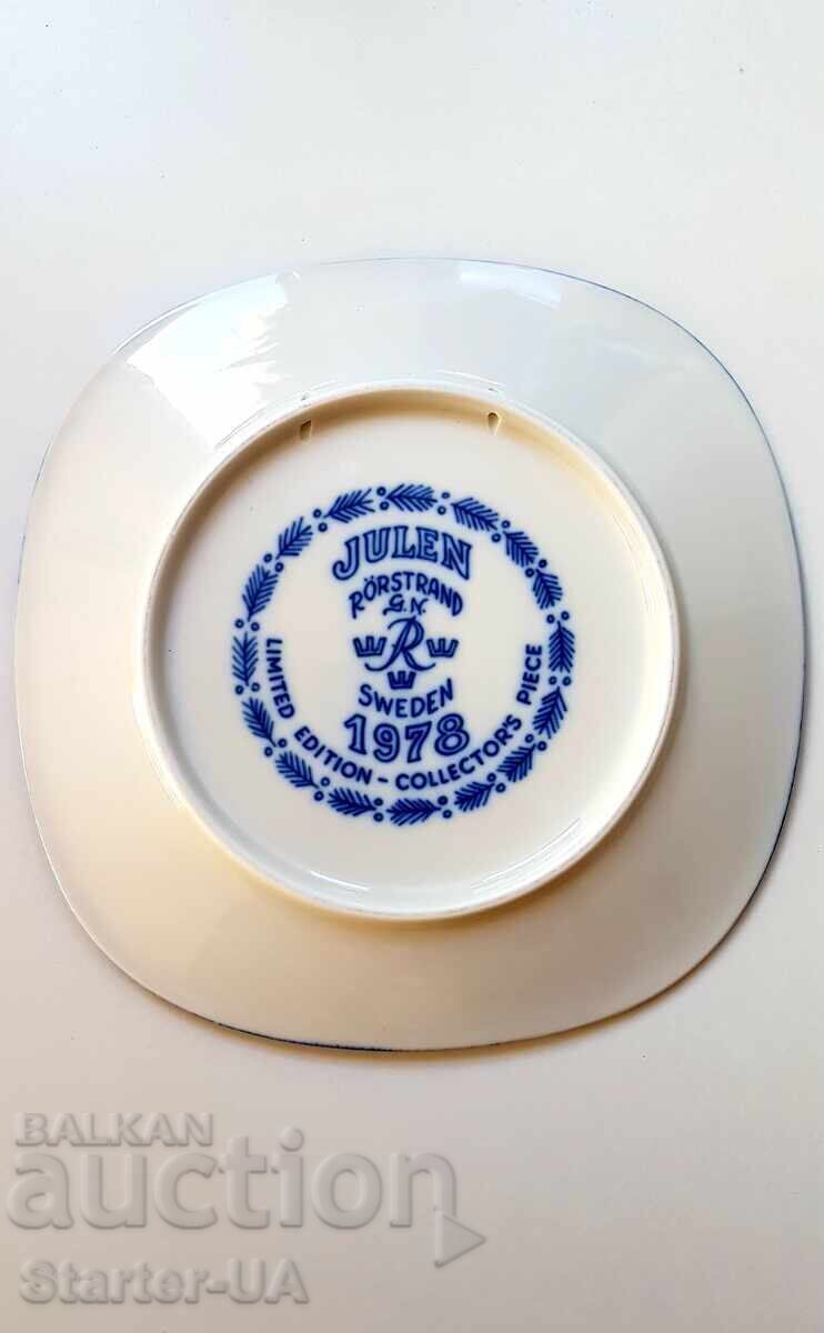 Farfurie din porțelan de colecție RORSTRAND "Jlen 1978" cu preț € 5.11 | 9.99 BGN
