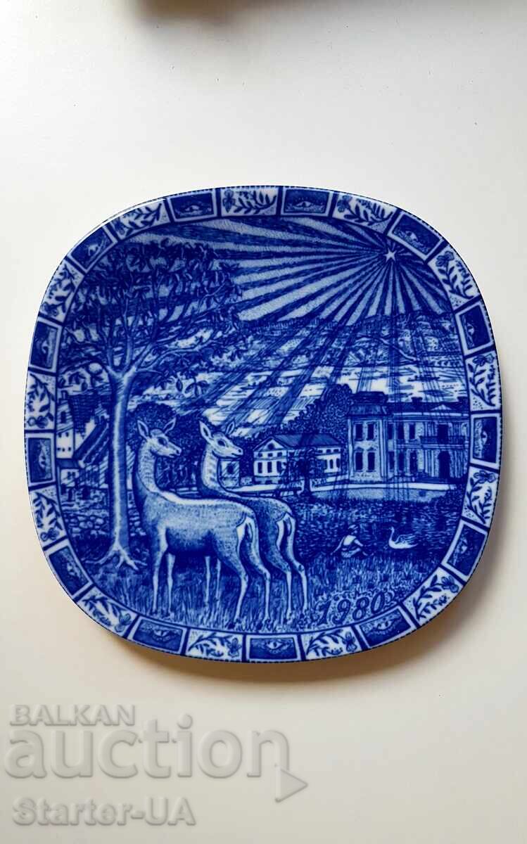 Porcelain plate for the RORSTREND "Jlen 1980" collection