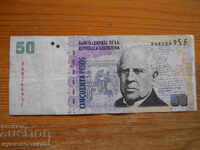50 pesos 1999-2003 - Argentina (VF)