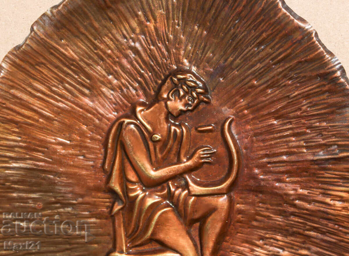 Доставка на Ръчно изработен меден плакет пано стенна украса