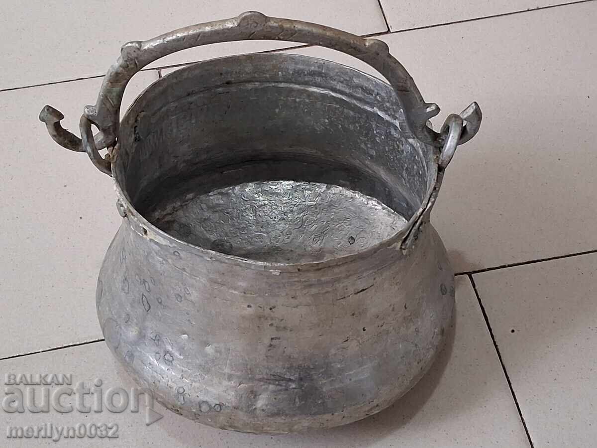 Auction  Old copper kettle, copper boiler, boiler, copper vessel