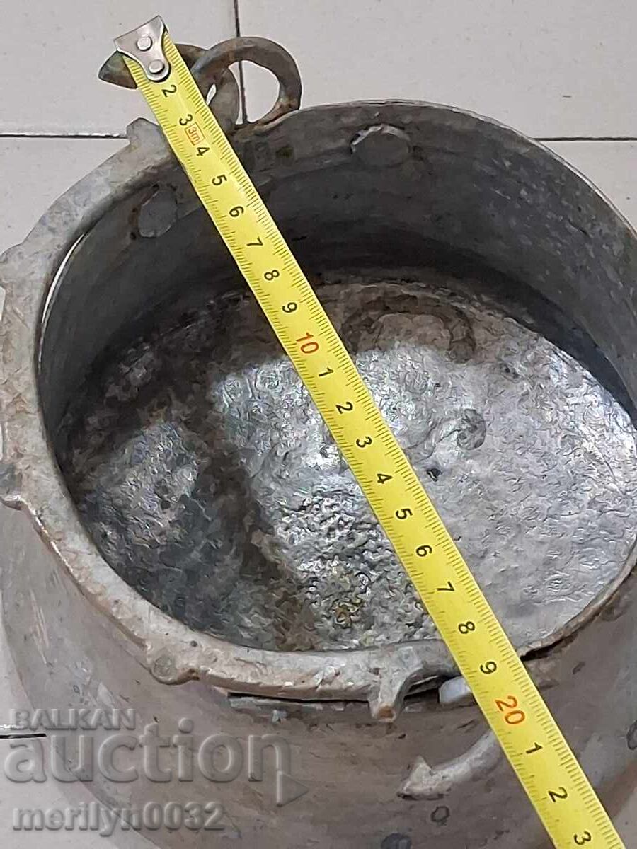 Old copper kettle, copper boiler, boiler, copper vessel - 7