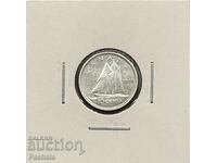 Канада 10 цент 1949 г.