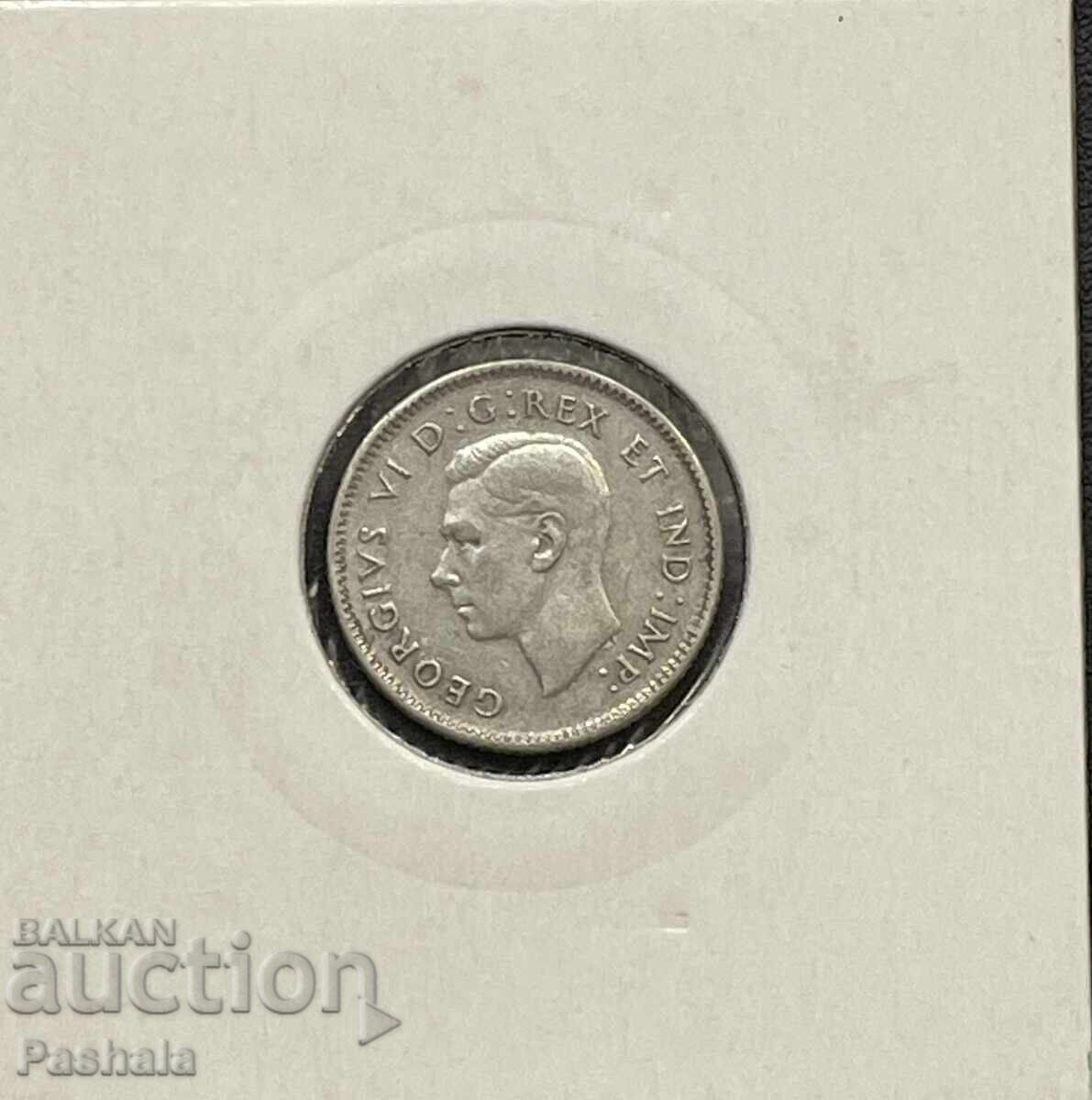 Канада 10 цент 1947 г. с цена 12.00 лв. | € 6.14