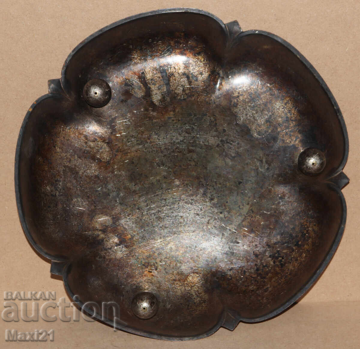 Παλιά γερμανική ασημένια φρουτιέρα WMF - 5