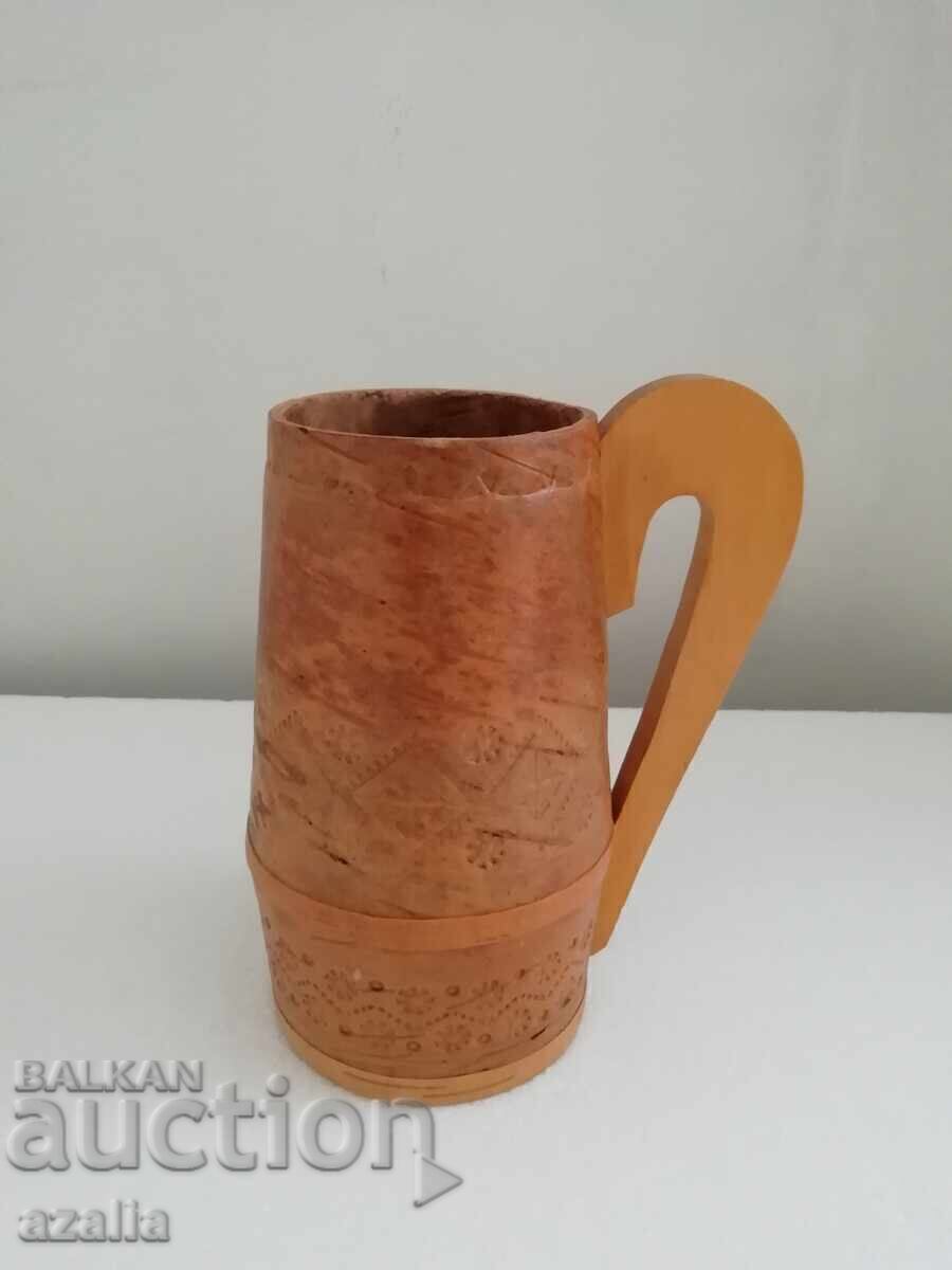 Δημοπρασία Ξύλινο κύπελλο με στολίδια, κούπα