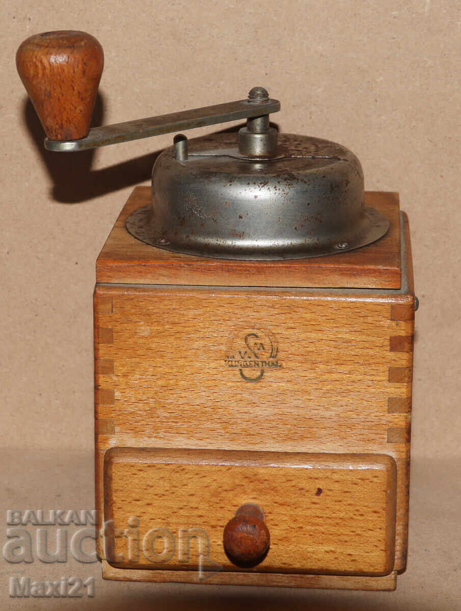 Old German Hand Coffee Grinder Klingenthal with price 120.00 BGN | € 61.36