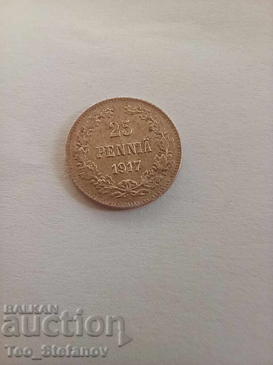 25 penniä 1917 Finland