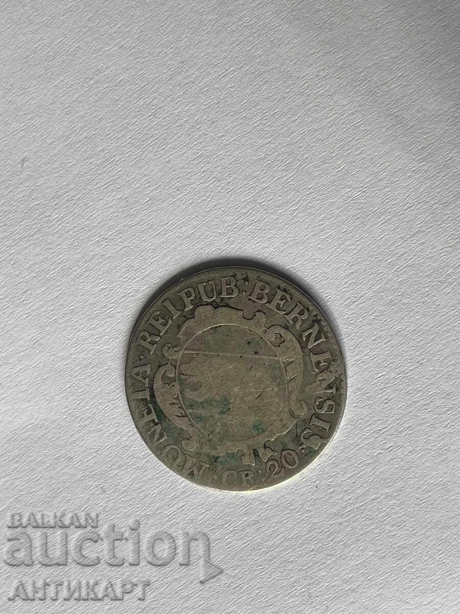 Switzerland Silver Coin Canton Bern 1717 20 Kreuzers with price 25.00 BGN | € 12.78 Switzerland Silver Coin Canton Bern 1717 20 Kreuzers with price 25.00 BGN | € 12.78