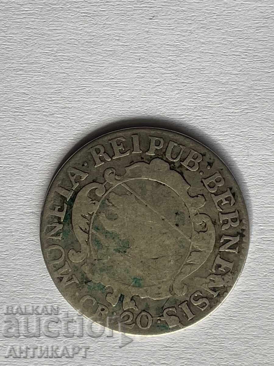 Auction Switzerland Silver Coin Canton Bern 1717 20 Kreuzers Auction Switzerland Silver Coin Canton Bern 1717 20 Kreuzers