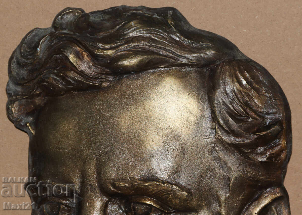 Livrarea Basorelief solid din bronz, sculptură, bust Livrarea Basorelief solid din bronz, sculptură, bust