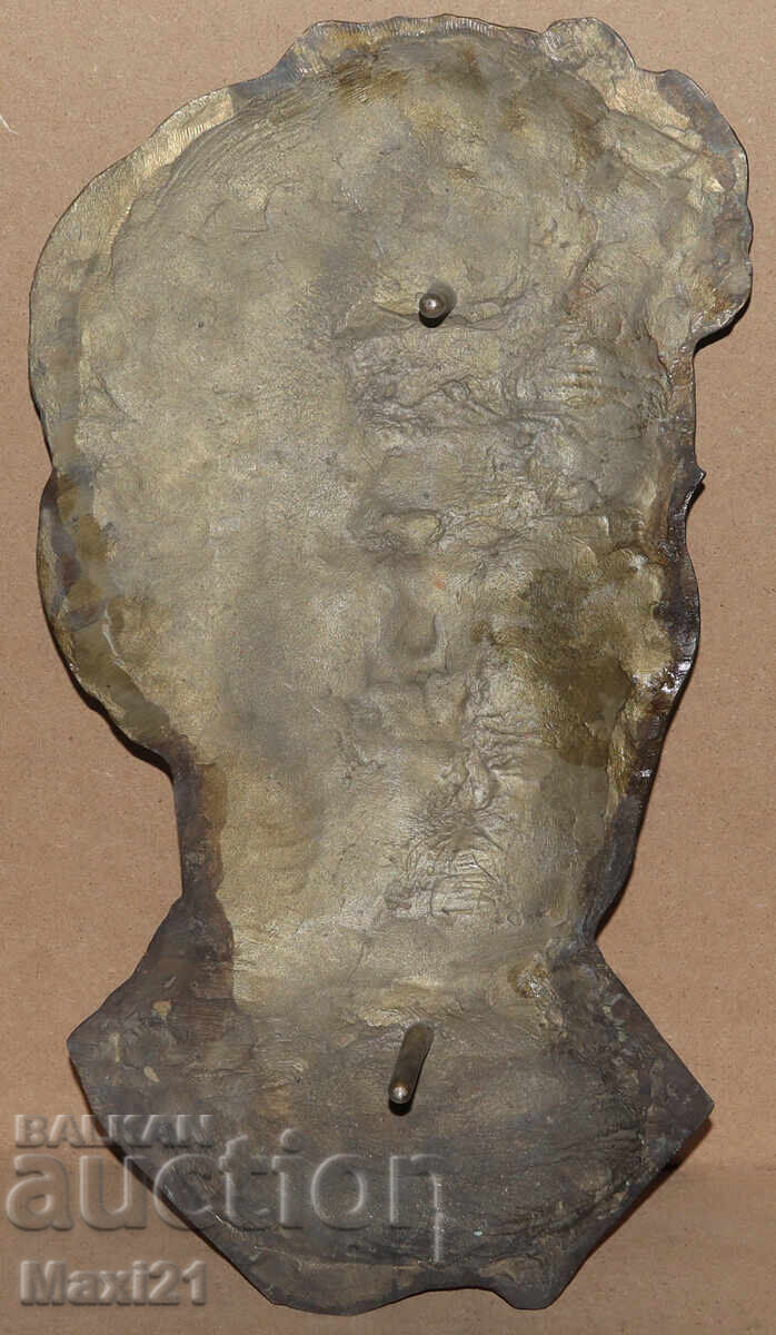 Basorelief solid din bronz, sculptură, bust - 6 Basorelief solid din bronz, sculptură, bust - 6