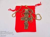 Nouă Cruce Ortodoxă pectorală rusească