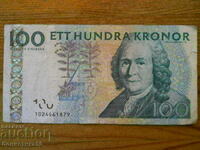 100 крони 1986 / 2000 г. - Швеция ( F )