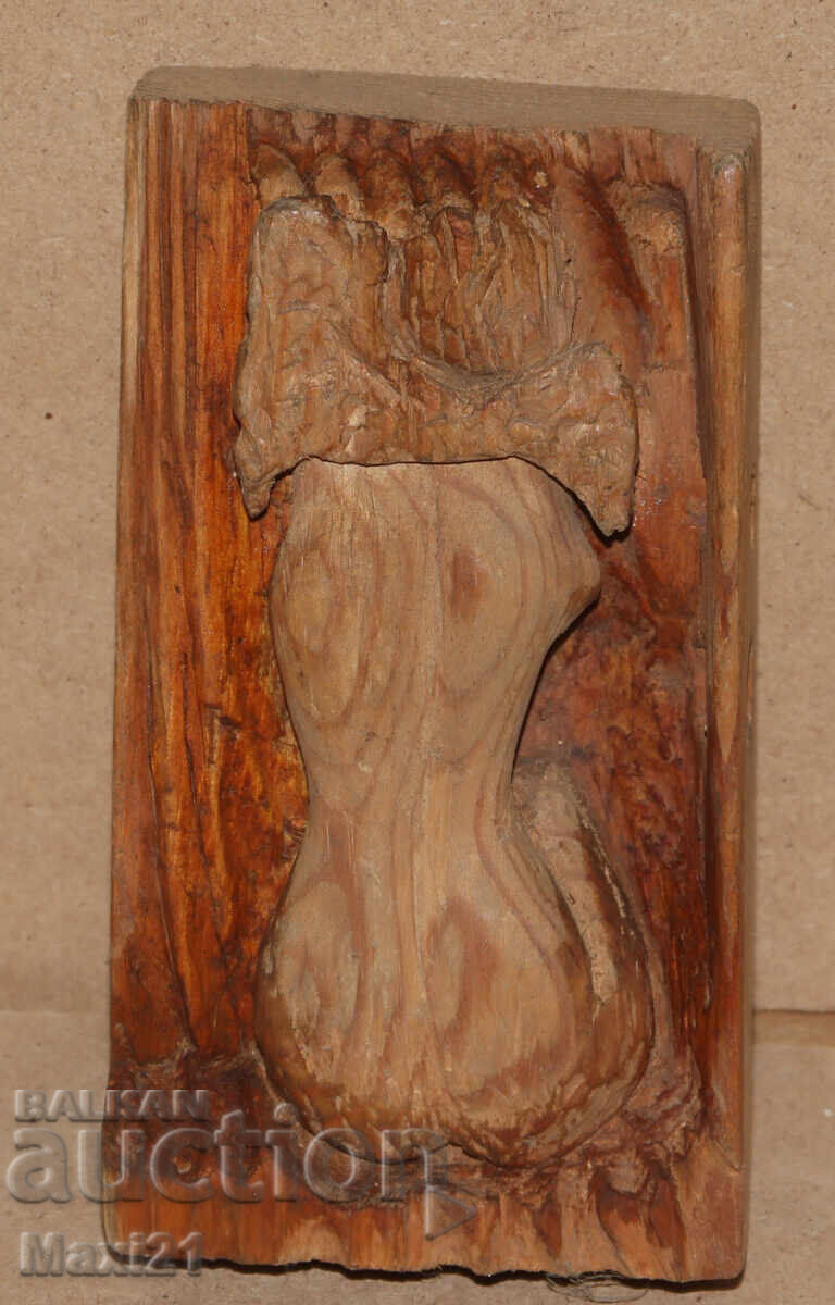 Аукцион Дърворезба скулптура голо тяло