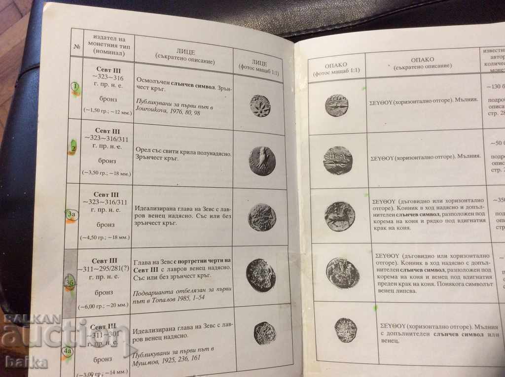 Licitație MONETAREA ÎN TRACIA Secolele IV-III î.Hr. - Sf. TOPALOV.