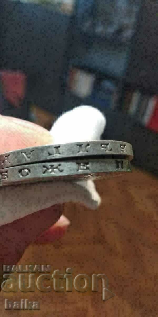 ЛОТ 20ЛВ. 1940 Г.-ПРАВ И ОБРАТЕН ТЕКСТ НА ГУРТА + ГОЛМ.*А*! - 7