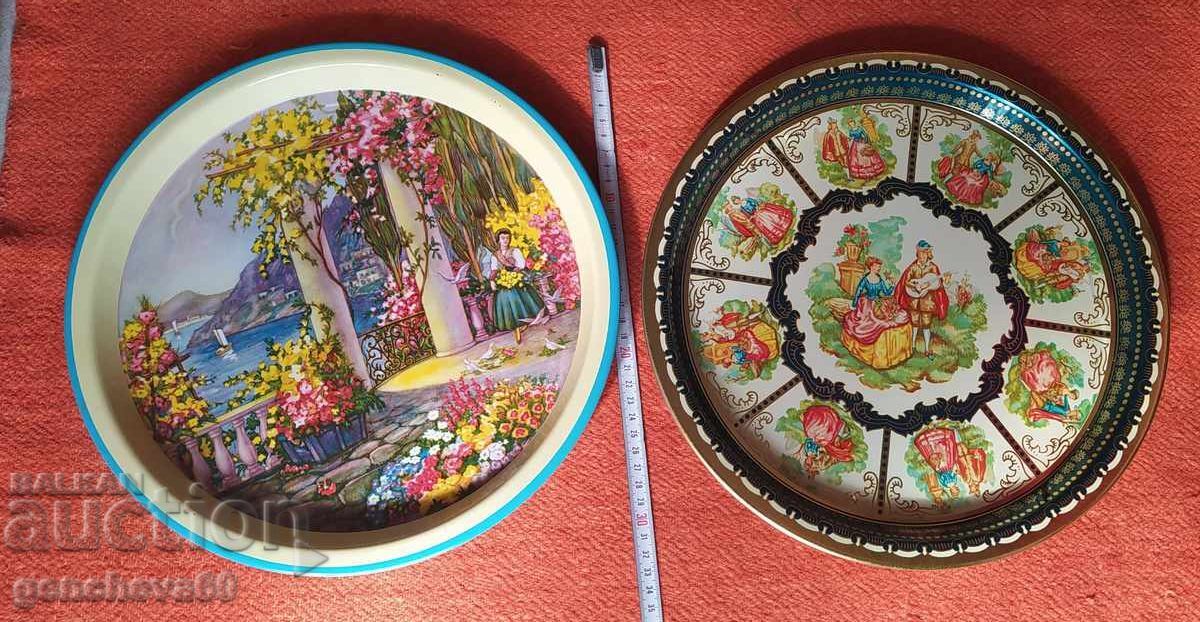 Metal Tray - Two Serving Tables - 5