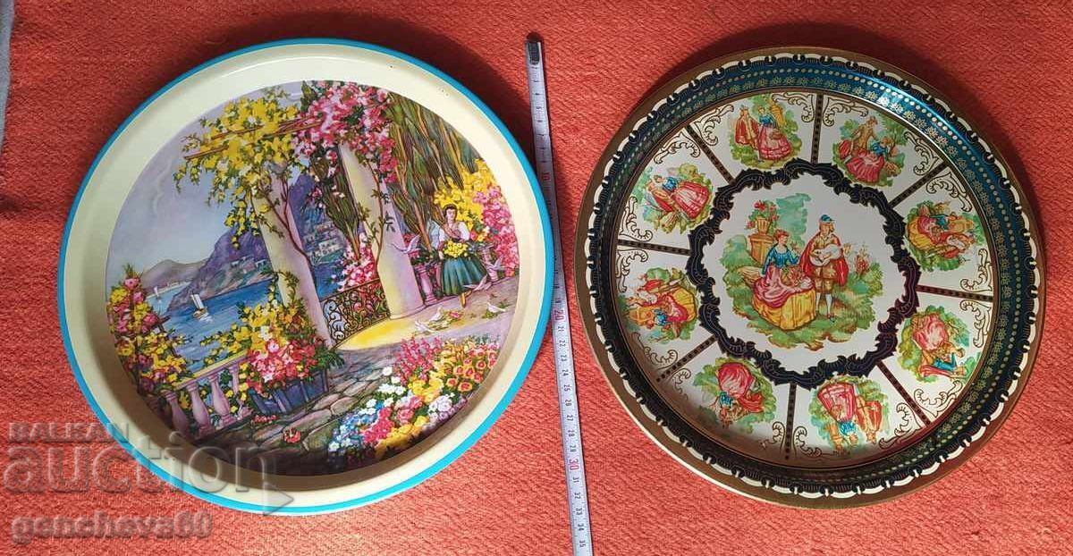 Μεταλλικός δίσκος - δύο δίσκοι σερβιρίσματος - 5 Μεταλλικός δίσκος - δύο δίσκοι σερβιρίσματος - 5