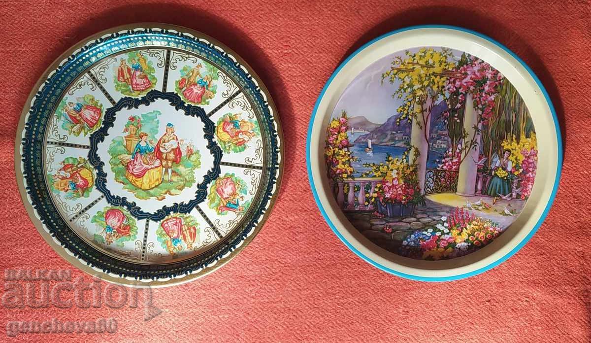 Metal Tray - Two Serving Tables - 6