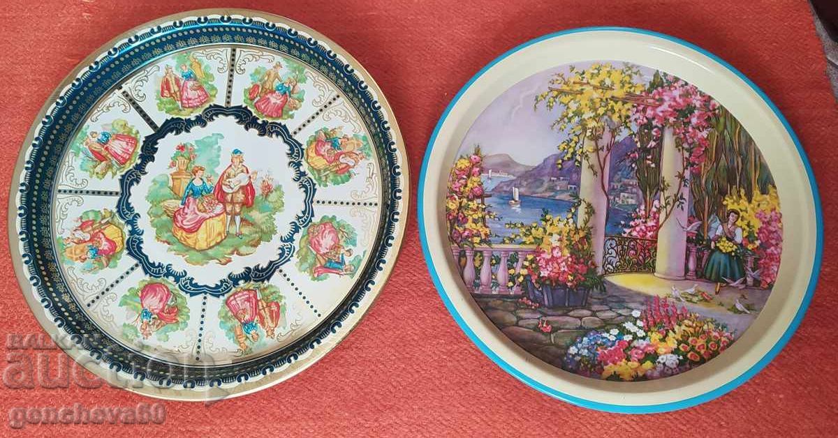 Metal Tray - Two Serving Tables