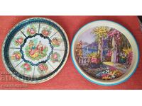 Tavă metalică - două tăvi de servire