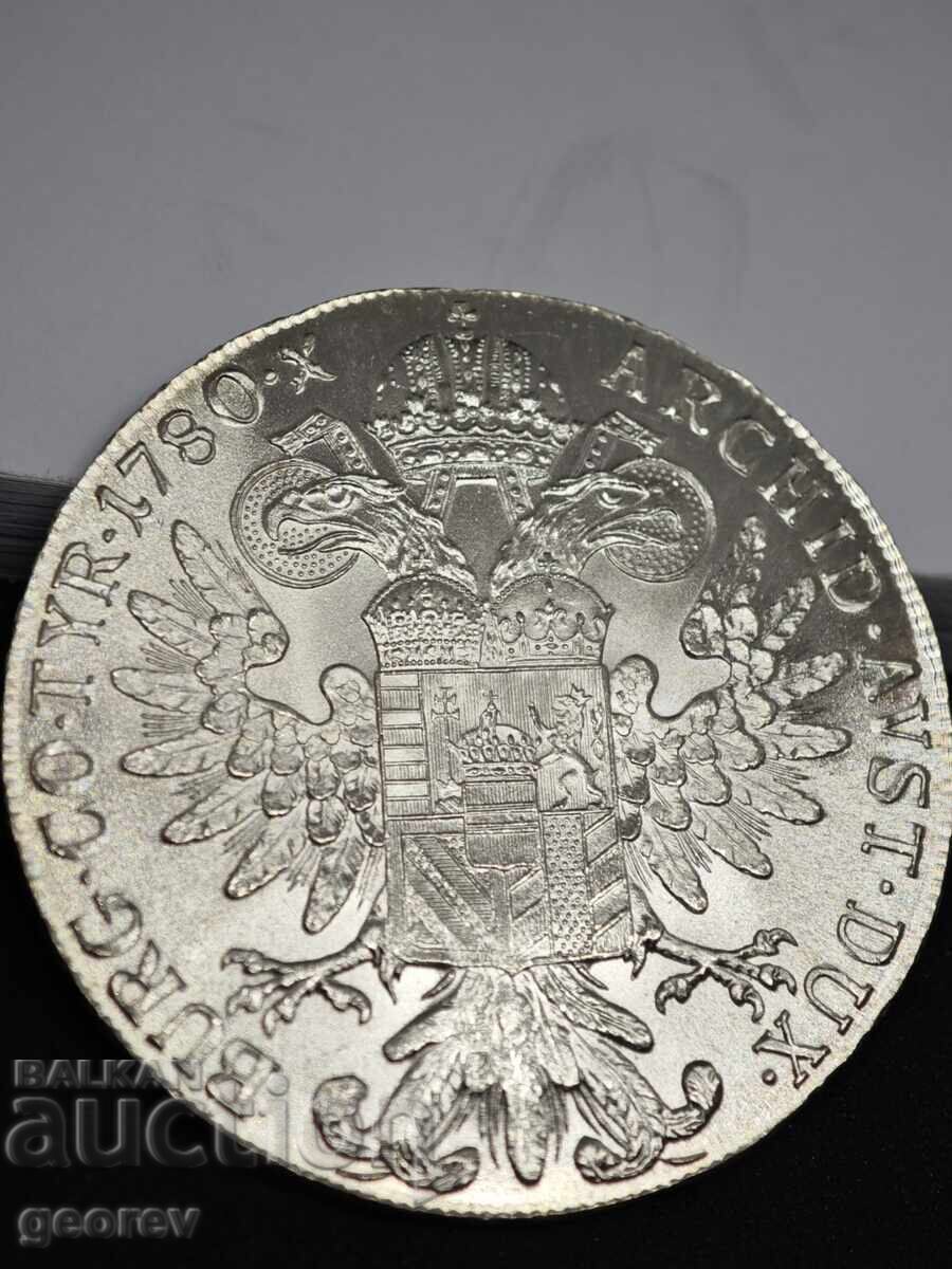 1 Thaler - Maria Theresa 1780 Restrike - Beautiful Luster! with price 250.00 BGN | € 127.82 1 Thaler - Maria Theresa 1780 Restrike - Beautiful Luster! with price 250.00 BGN | € 127.82