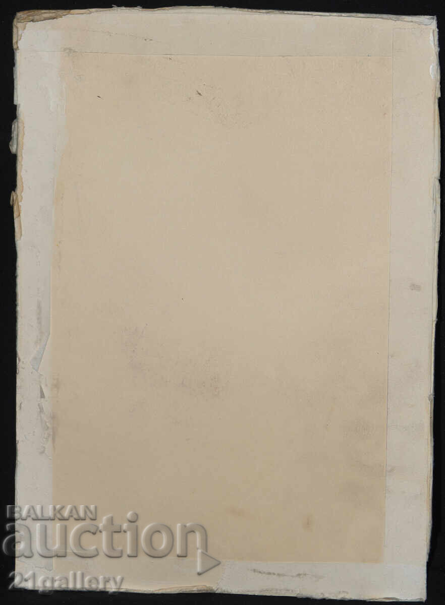 Still life vase with flowers oil paints, signed - 7