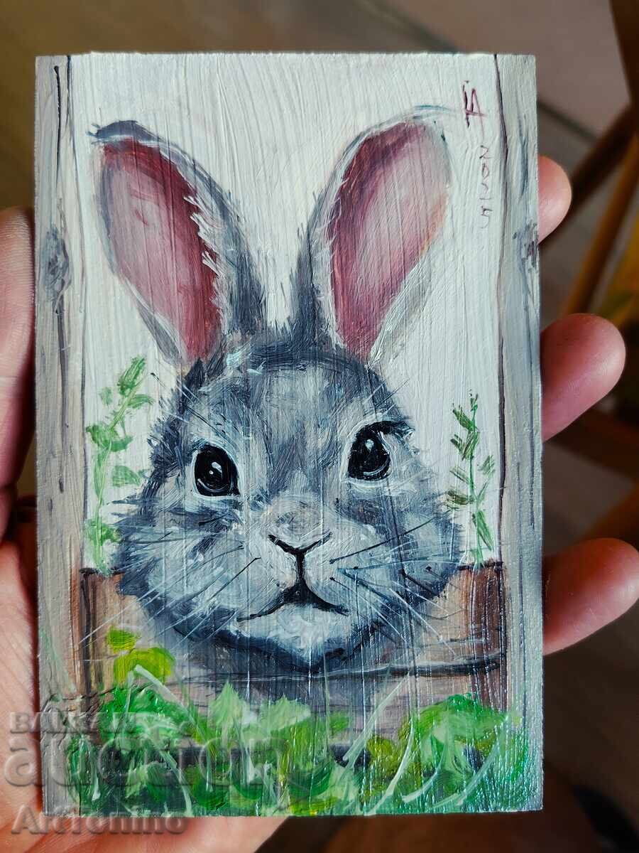 Ελαιογραφία - Κουνέλι - Αντώνης Ιορδάνωφ