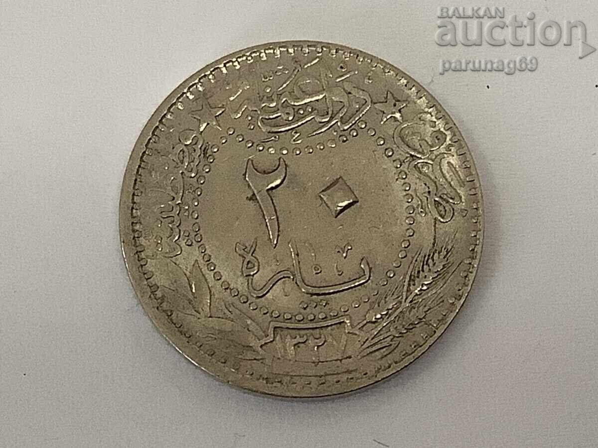 Οθωμανική Τουρκία 20 παρά 1327 / 5 (1909) έτος