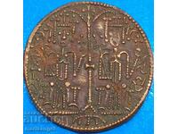 Hungary Bella III Follis copper