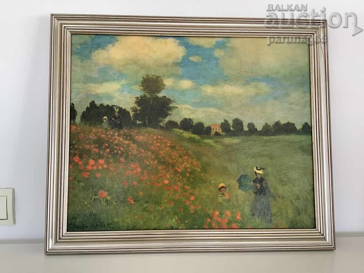 CLAUDE MONET PAINTING - REPRODUCTION Signed - 5