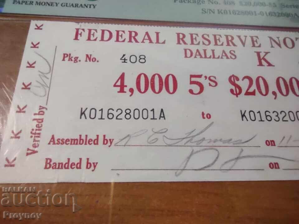 Licitație Banderolă de la Rezervele Federale din 1969