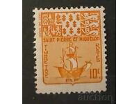 Γαλλία/Σεν Πιερ και Μικελόν Γραμματόσημο Πλοίου Α.Τ.Κ. Άθικτο