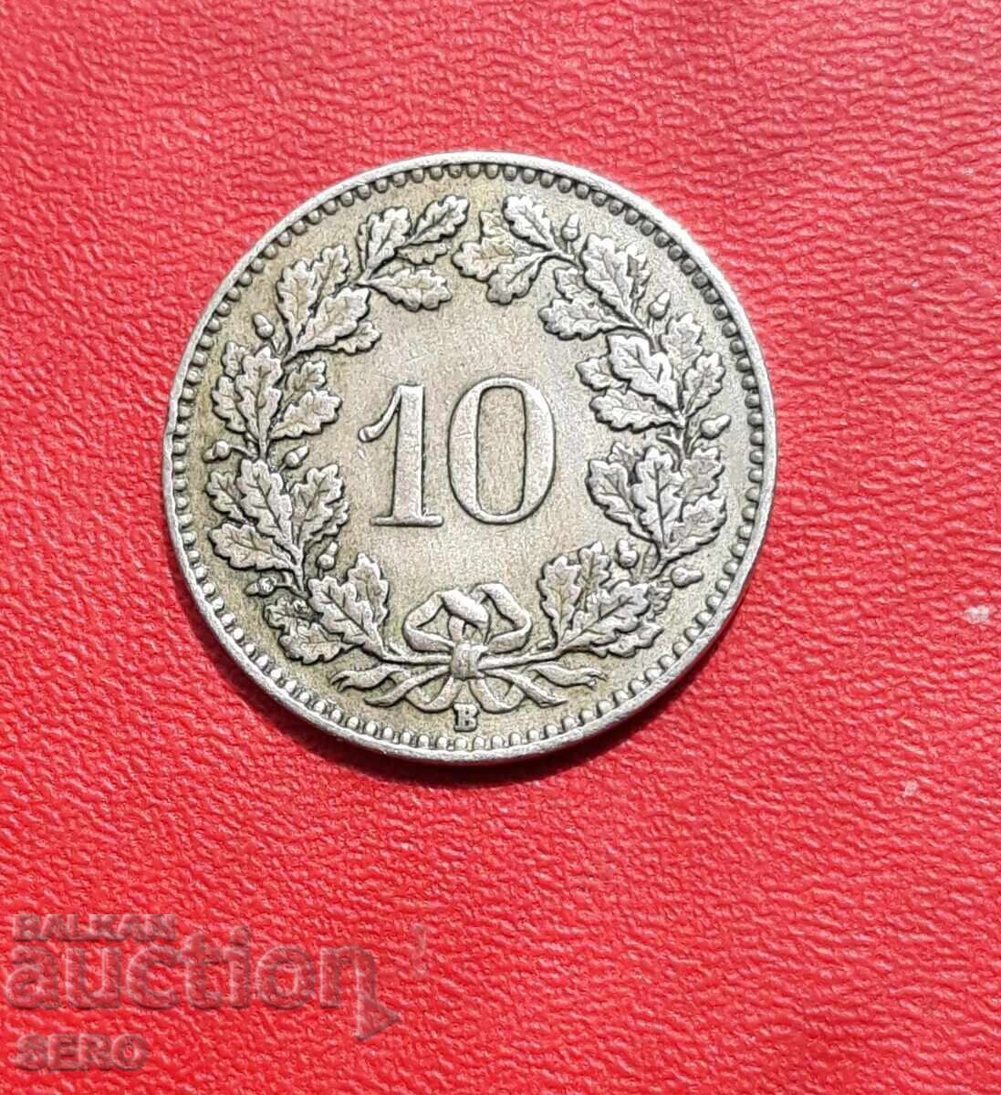 Switzerland-10 rapen 1952