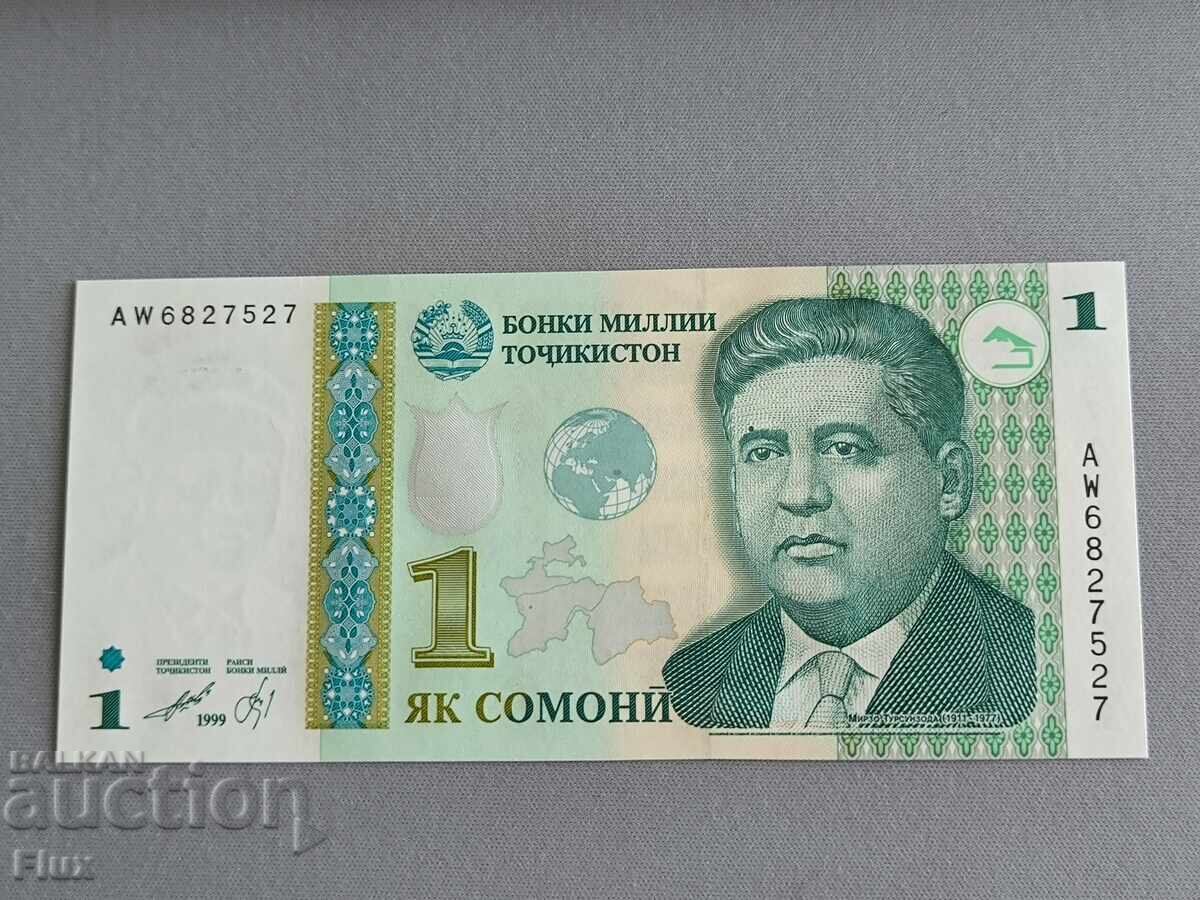 Banknote - Tajikistan - 1 somoni UNC | 1999