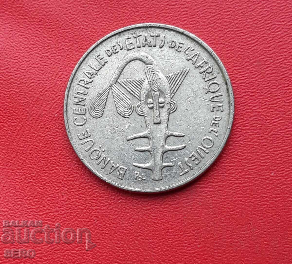 Africa de Vest Franceză - 100 franci 1974 cu preț 1.20 BGN | € 0.61 Africa de Vest Franceză - 100 franci 1974 cu preț 1.20 BGN | € 0.61