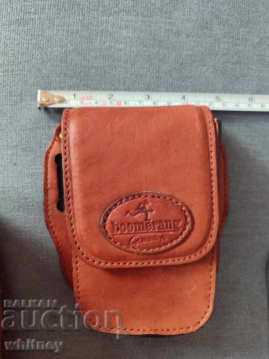 Доставка на Италиански стар кожен калъф за колан