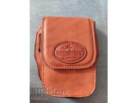 Italian old leather belt case