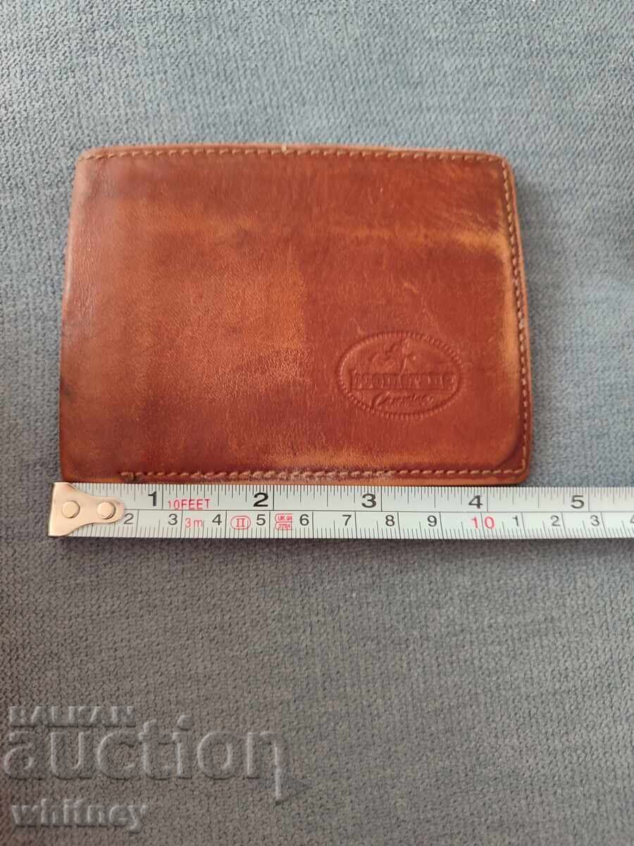 Italian old leather wallet Italian old leather wallet