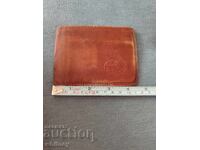 Italian old leather wallet