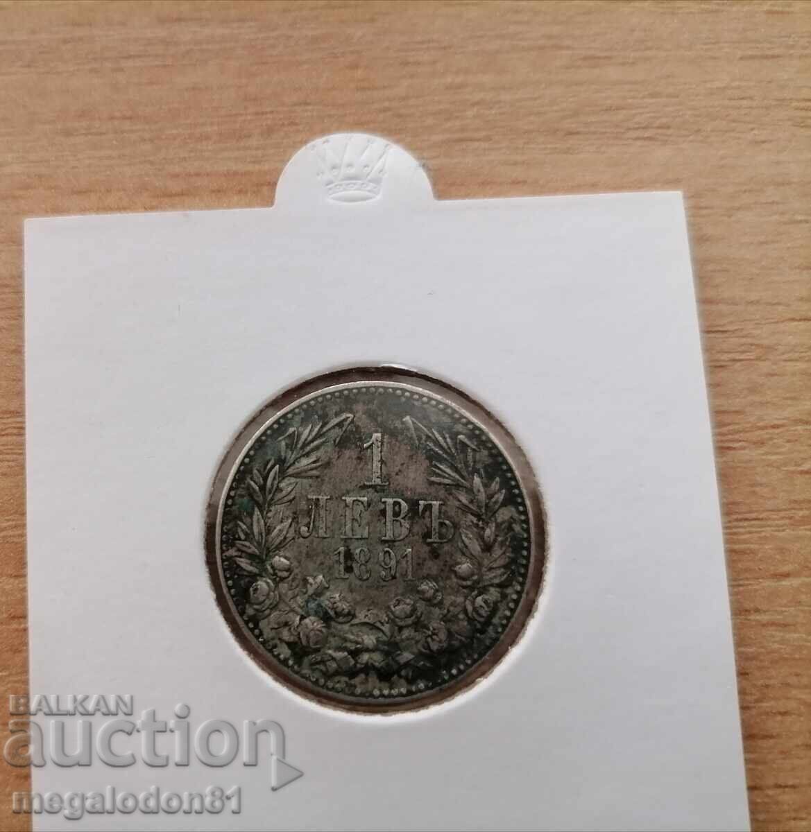 Πριγκιπάτο της Βουλγαρίας - 1 λεβ 1891 Πριγκιπάτο της Βουλγαρίας - 1 λεβ 1891