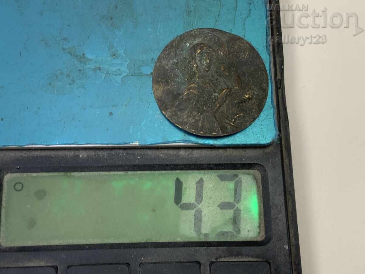 Old small metal icon - 5 Old small metal icon - 5