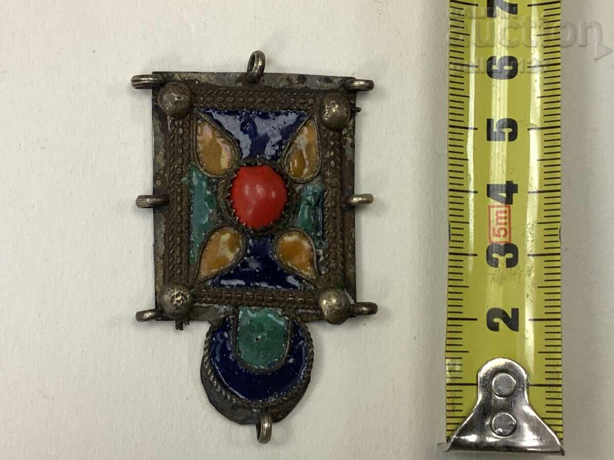 Antique Jewelry Metal Enamel Coral Antique Jewelry Metal Enamel Coral