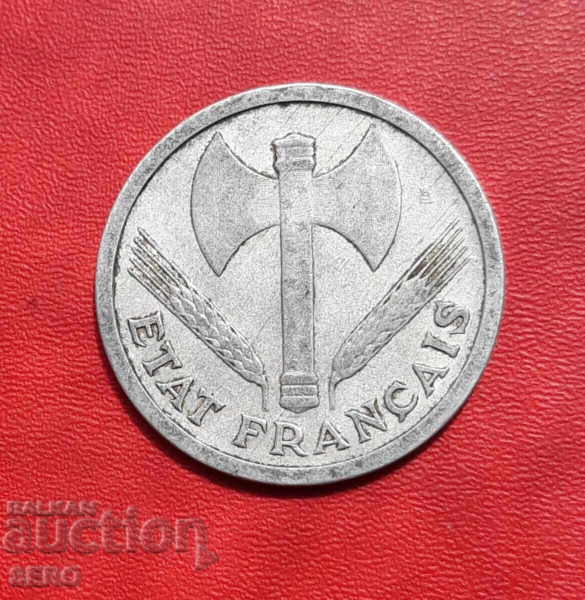 France/German occupation/-2 francs 1944 with price 0.41 BGN | € 0.21