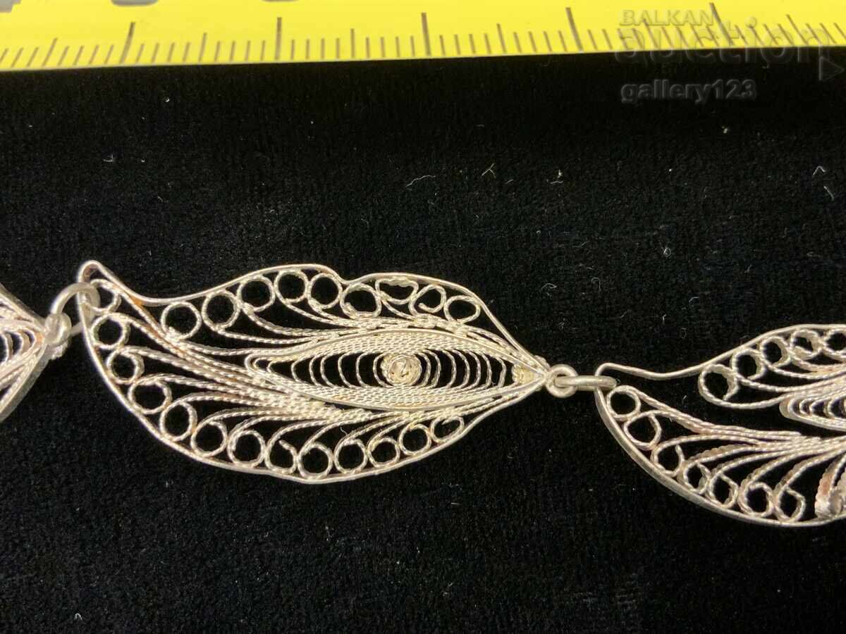 Auction Silver filigree bracelet Auction Silver filigree bracelet