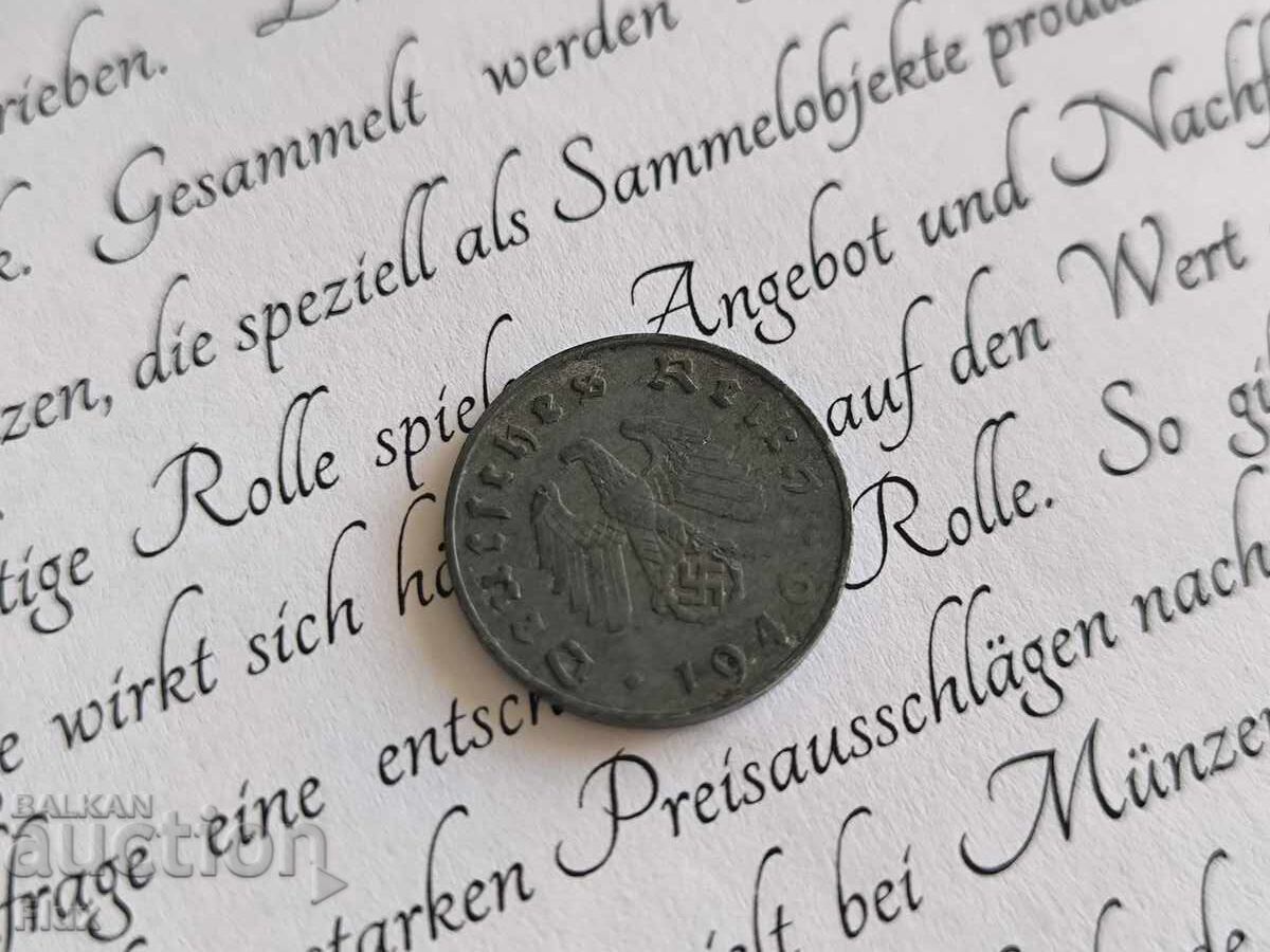 Third Reich - Germany - 10 Pfennig | 1940; Series J with price 6.50 BGN | € 3.32 Third Reich - Germany - 10 Pfennig | 1940; Series J with price 6.50 BGN | € 3.32