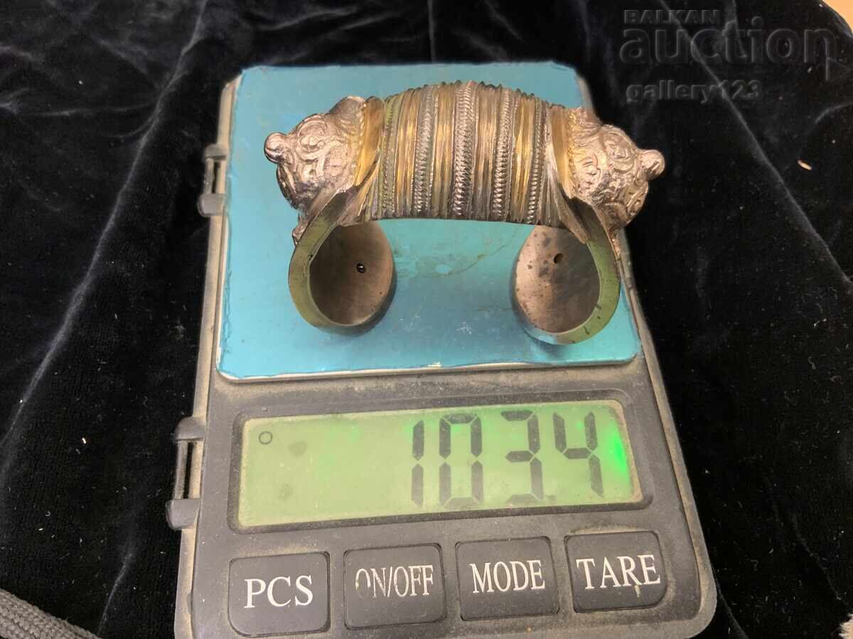 Revival bracelet, slingshot, silver, cut, gilded - 7 Revival bracelet, slingshot, silver, cut, gilded - 7