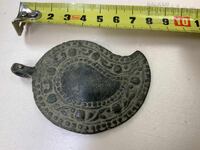 Revival-era buckle, single piece